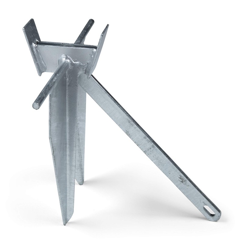 Lewmar Galvanized Steel Fluke Anchor 8 lbs., for Boats up