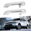 2pcs Car Exterior Door Handle Assembly Sliver 826513J010 Replacement for