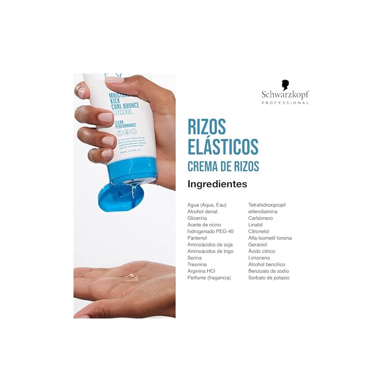 BONACURE Moisture Kick Crema Rizos Elásticos Vegana Sin Aclarado 150