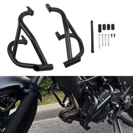 CHIFUN Engine Guard Highway Crash Bars for Eliminator 500/450/400 2023-2025, Eliminator 500 SE 2025 2024, Steel Motorcycle Frame Protection Bars Replacement for Kawasaki (Black)