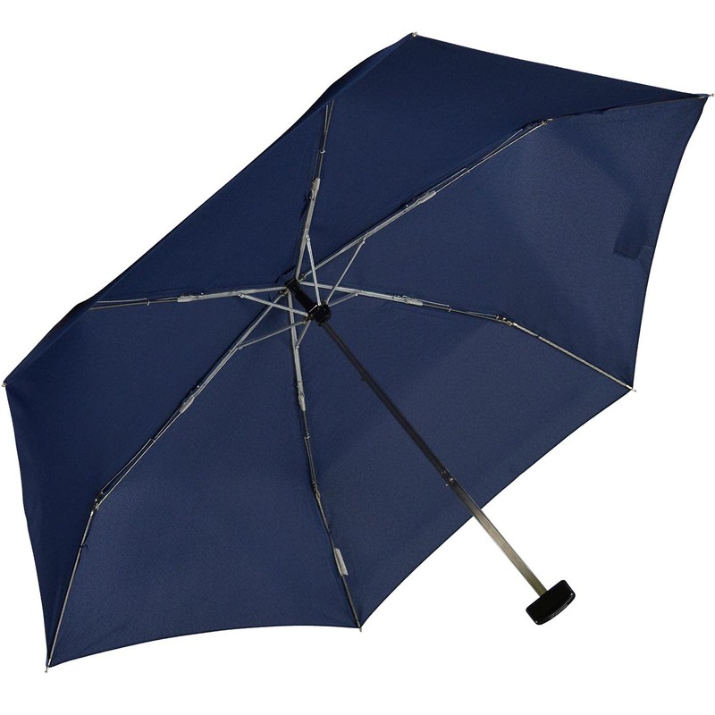 iX-brella Steel Flat Pocket Umbrella Super Flat Mini Umbrella, Blue