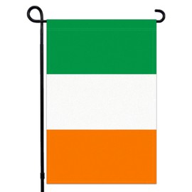 Ireland Garden Flag 12x18 Inch Double Sided 3 Ply Ireland Flags with Vivid Color for Outside Courtyard Parade Lawn Decor, Nation Flags for Yard Home Indoor Outdoor Decorations