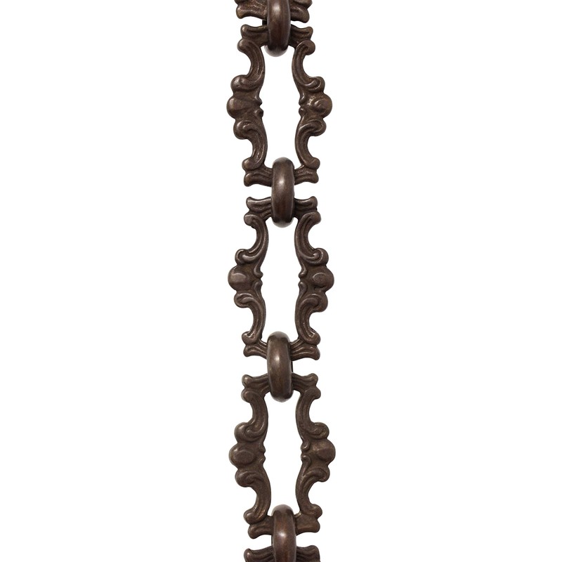RCH Hardware CH-02-BRZ Brass Chandelier Chain, Bronze (1 Foot)
