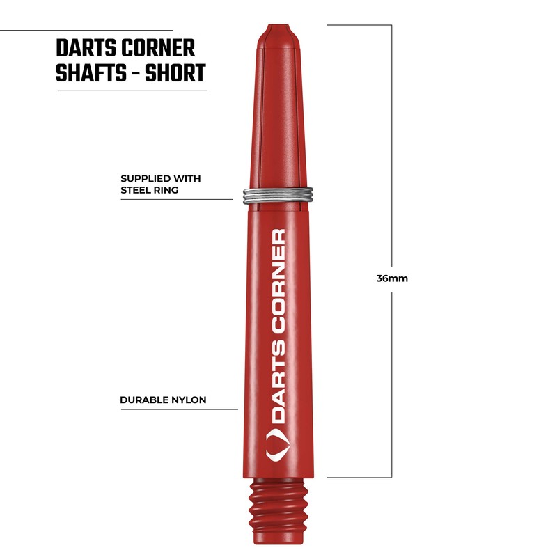DESIGNA DARTS S0745 Stems | 5 Sets of Tough Nylon
