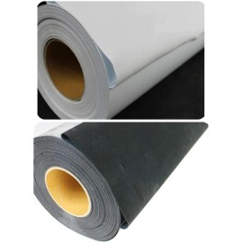 HayWHNKN Heat Transfer Vinyl 1yard Black/ White Flocking Film Cutting Plotter DIY T-Shirt