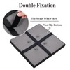 baibu 12 Inches Square Stool Cushions with Ties for Bar