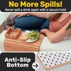 Bamboo Couch Cup Holder for Drink & Snack, Couch Arm