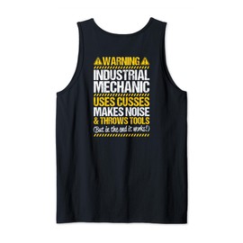 Millwright Throws Tools Industrial Mechanic Tank Top