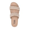 CLIFFS BY WHITE MOUNTAIN Truly Women's Slide Sandal, Beige/Smooth, 9