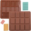 EPYHREHM Chocolate Bar Molds Break Apart Square Silicone Chocolate Mold