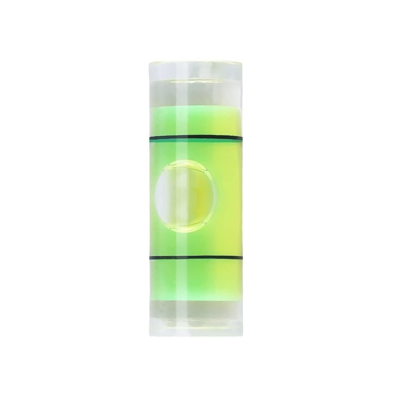 Hegebeck Small Cylindrical Bubble Spirit Level Vials 8×23mm/0.3×0.9 Inch PMMA
