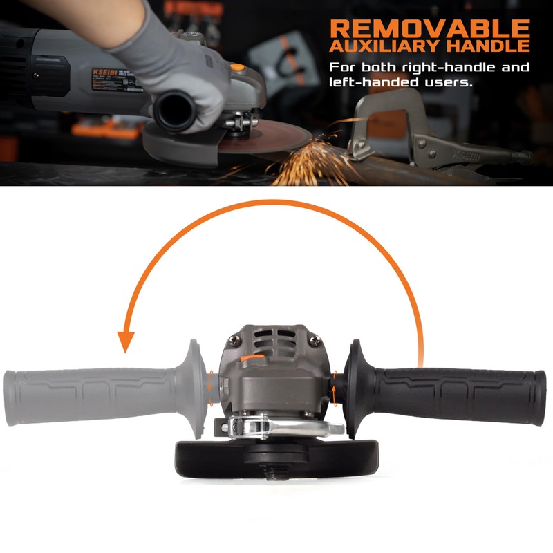 KSEIBI 711943K Angle Grinder Tool - 4 1/2 inch, 950W,