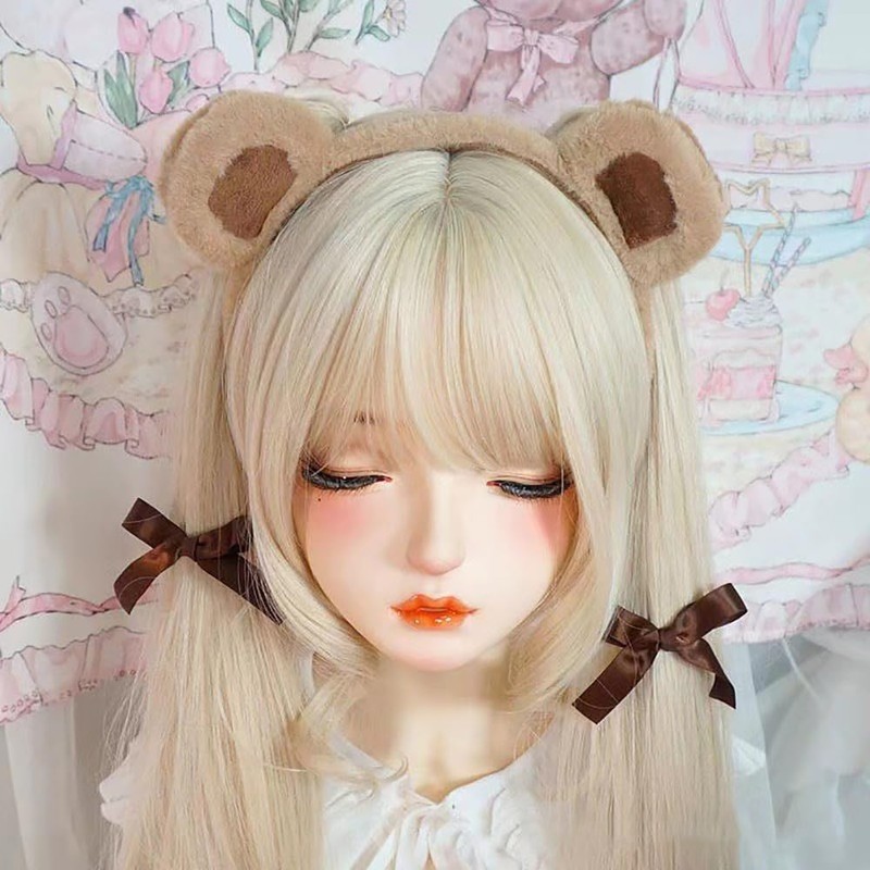 GOODCHI Bear Headband, Bear Ears, Hairpin, Beast Ears, Mimi, Cute,