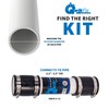 Fernco QwikFix Broken Pipe 2" Coupling Repair Kit for Plastic,