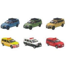 Toys Cabin 1/64 Probox, Pro Box, Ver. 1.5 x 6 Types, Full Complement, Gacha Capsule Toy