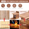 MIXXIDEA Wooden Squirrel Feeder Box, Sturdy Squirrel Feeding House with