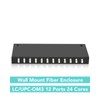 VANDESAIL OM3 1U Fiber Optic Cable Rack Mount Enclosure, with