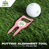 Golf'N Aluminum Golf Ball Marker Divot Repair Tool - Magnetic