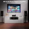 Facmogu AK-3116 HiFi Digital Amplifier, Bluetooth 5.3 200W Dual TPA3116