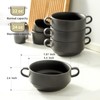 Tikooere Soup Bowls With Handles, Ceramic French Onion Soup Bowls,