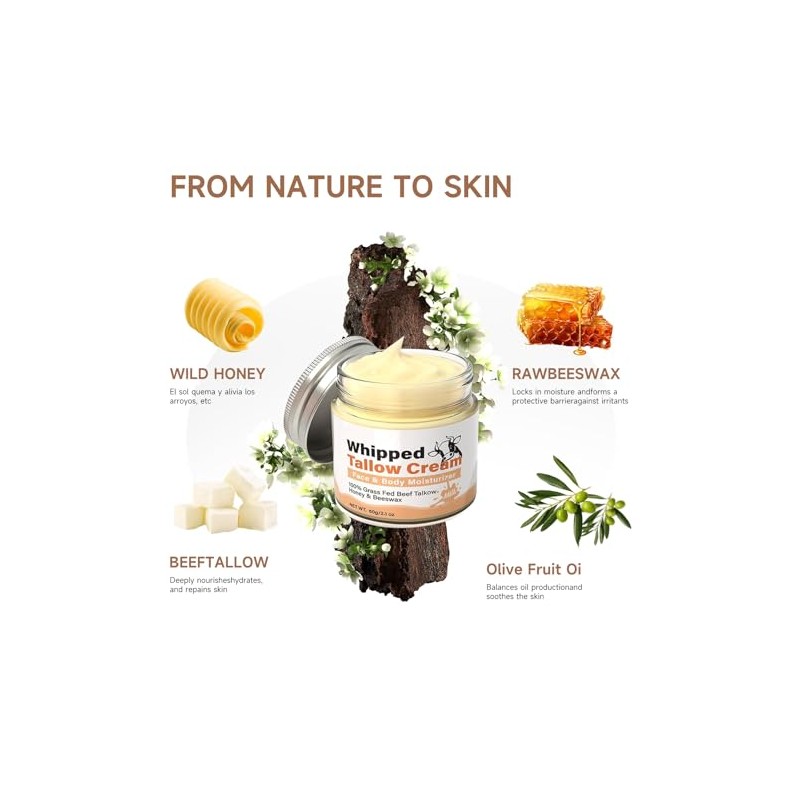 Crema Cebo Res Balsamo Miel Sebo Cara Facial Acabado Pasto