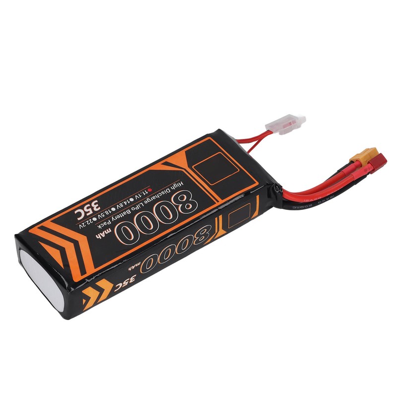 11.1V 8000mAh 35C 3S LiPo Battery with T XT60 Plug