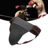 Boxing Groin Protector, Breathable Athletic Cup with Elastic Straps, Reduce