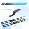 TOOENJOY 59" x 15.5" x 5" Skinny Roof Cargo Carrier