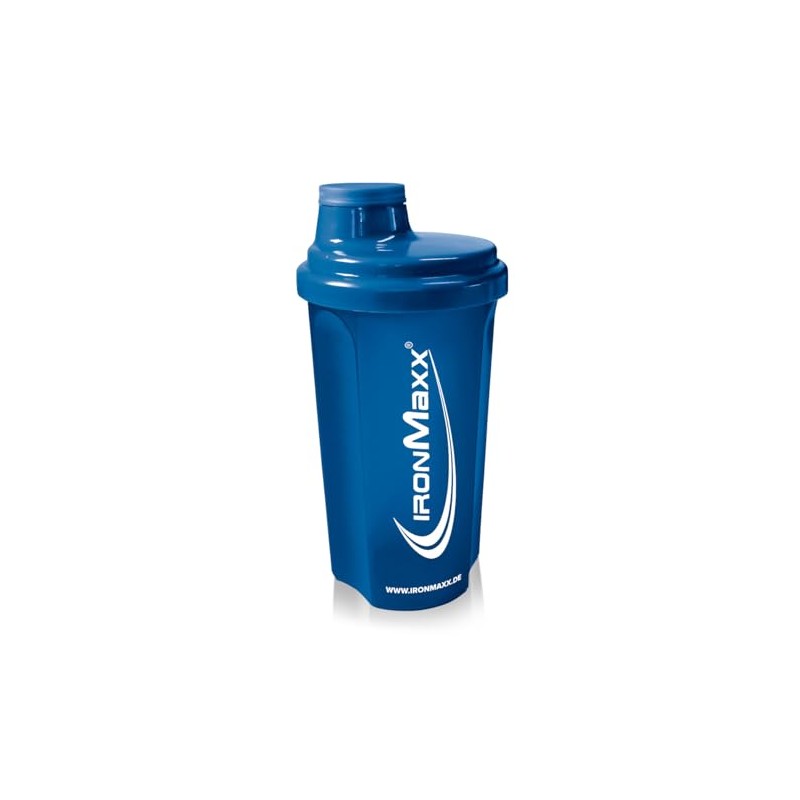 IronMaxx Eiweiß Shaker - Dunkelblau Blickdicht 700ml | Proteinshaker mit