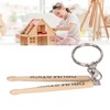 Mini Drum Sticks Keychain Wooden Decoration Accessory Percussion 2 Drumstick