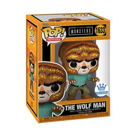 Funko Pop! Movies Universal Monsters The Wolf Man Vinyl Figure, 4.05 inches, Exclusive