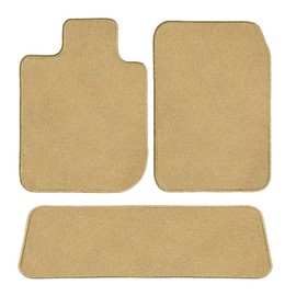 GG Bailey D4832A-S2B-BGE Two Row Set Custom Fit Floor Mats For Select Toyota Sienna Models - Nylon Fiber (Beige)