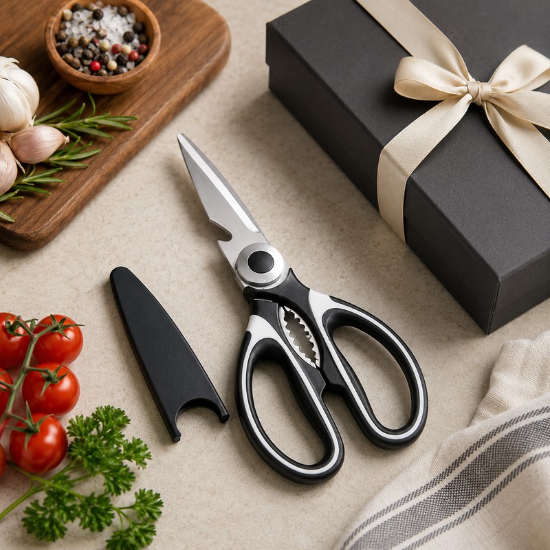 Heavy-Duty Kitchen Scissors for Food Prep – Stainless Steel Shears