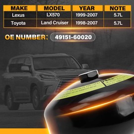 Fexhull Front Suspension Accumulator Fit for 2008-2021 Lexus LX570 5.7L | Fit for 2008-2021 Toyota Land Cruiser 5.7L, OE 49141-60020