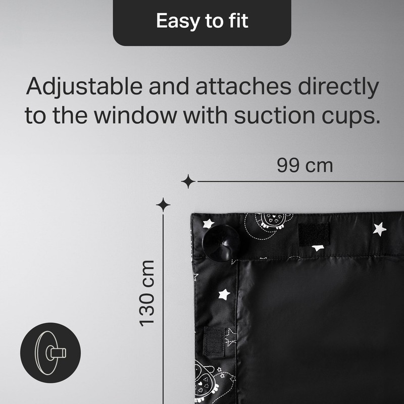 Tommee Tippee Sleeptight Portable Blackout Blind, Medium, 99 x 130