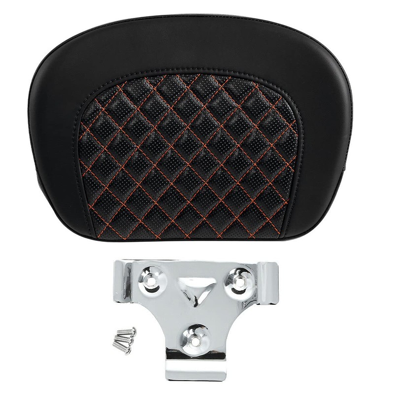 C.C. RIDER Leather Passenger Backrest Pad - Driver Rear for