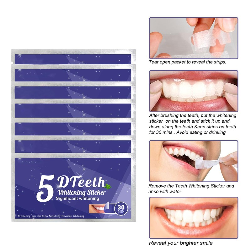 Teeth Whitening Strips Bleaching Teeth, Whitening Teeth Strips, Effective and