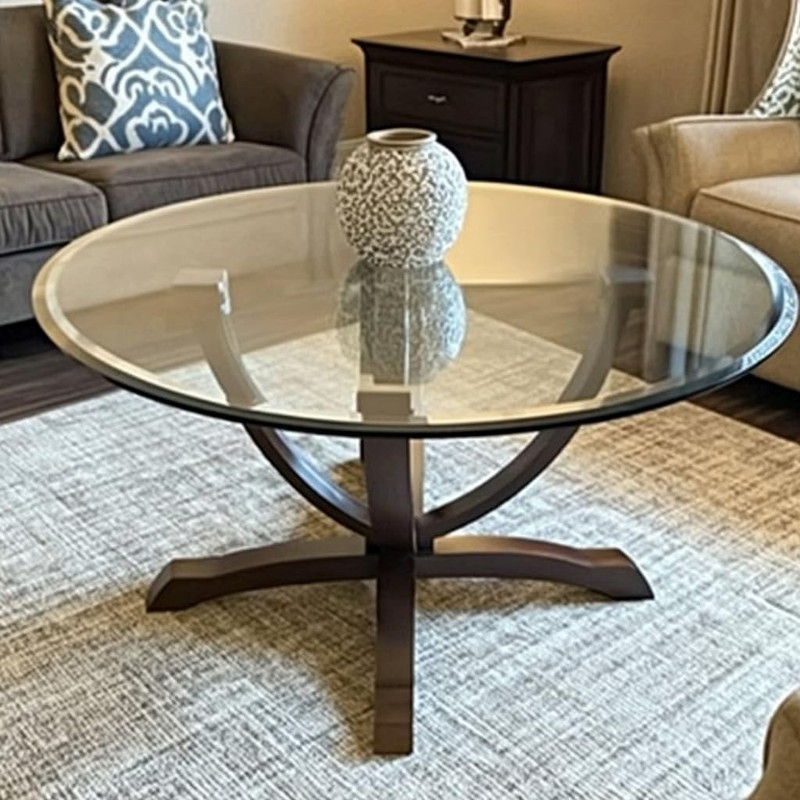 SZG Glass | 16" Inch Round Glass Table Top 1/4"