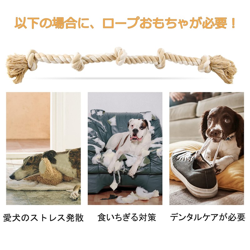 Fida Dog Toy, Rope, Medium Dogs, Large Dogs, Chew Toy,
