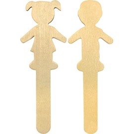 STEM Basics: People-Shaped Craft Sticks - 50 Count