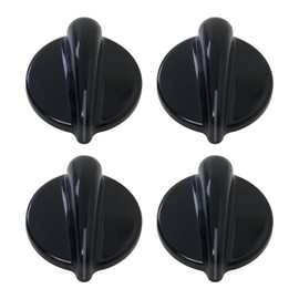 4PCs WB03T10236 Burner Control Knob, Black Gas Range Knobs for GE Range/Stove/Cooktop wb03t10236, ap3883034, 1166373, ps1021811, b00mockg10 by YTXXDEUS