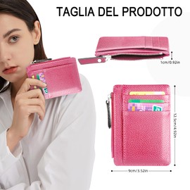 Crewell Women Men Lady Wallets Purse Zipper PU Small Mini Soft Thin For Money Card Coin