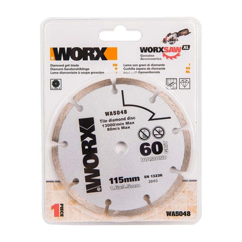 WORX WA5048 Worx Saw 115 mm 60 Grit Diamond Blade