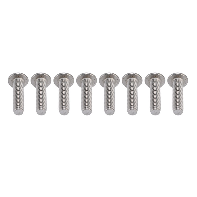 100Pcs Button Head Socket Caps Screws M4 Galvanized Steel for