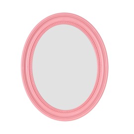 Funerom 20 x 16 inch Pink Wall Mirror Oval Bathroom Mirror Bedroom Mirror
