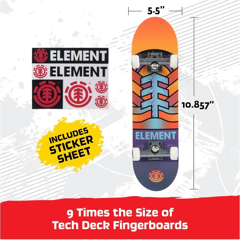 Tech Deck Element Handboard Mini Skateboards Collectibles Toy (Hands Use