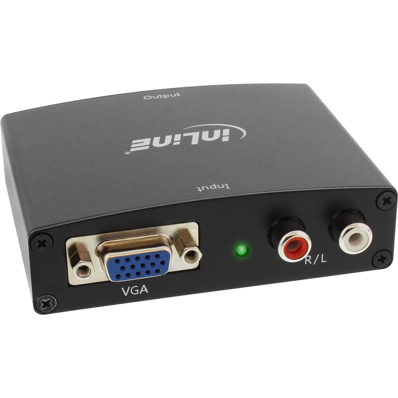 INLINE VGA und Audio zu HDMI Konverter Eingang VGA und