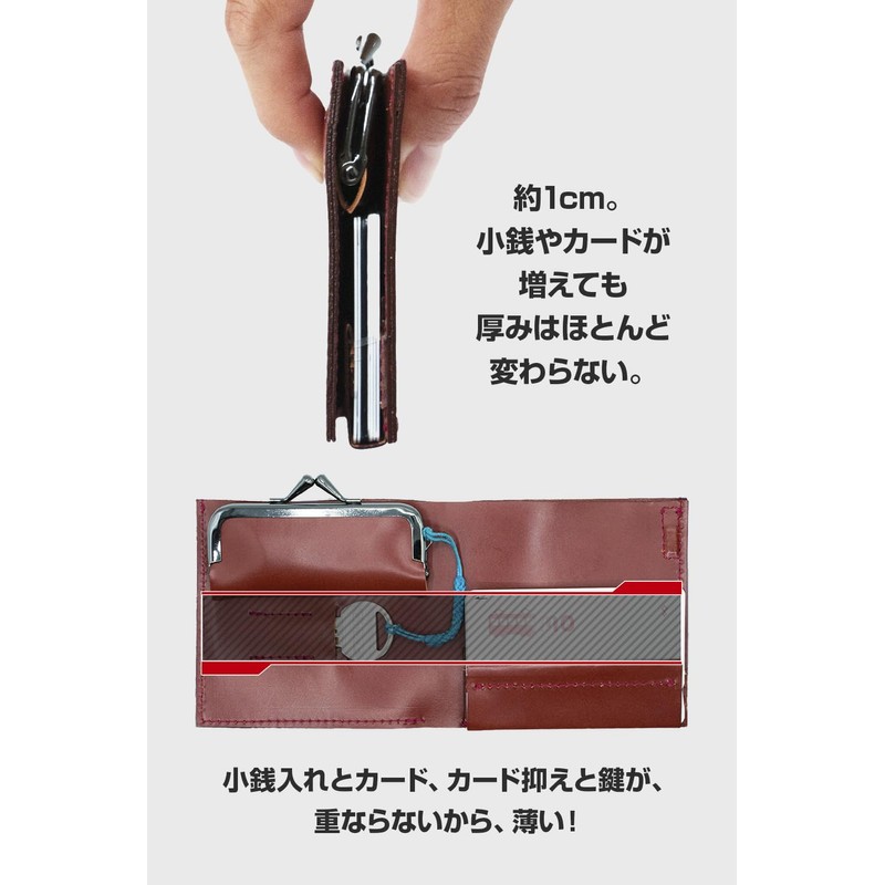 EDISON LAB FINALE2 Ultra Thin Flick Input Patent Bi-Fold Genuine