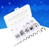 120PCS Snap Rings Assortment Kit Corrosion Resistant Stainless Steel Retaining