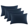 Tifschlaf Pillow Cases 4 Pack - Navy Blue Pillowcases Pack